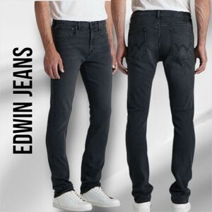 EDWIN Men’s Maddox Slim Fit Jeans in the Size 31X32”  in Knight Ryder Gray Color